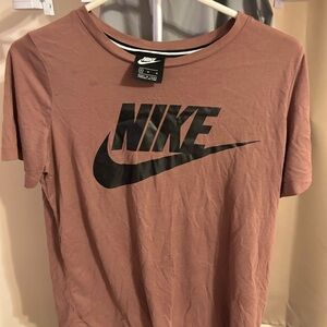 Nike Chestnut Tee with Black Logo